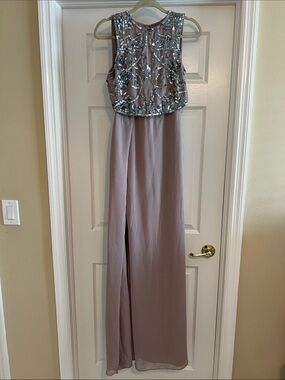 ASOS Mauve Beaded Tall Dress